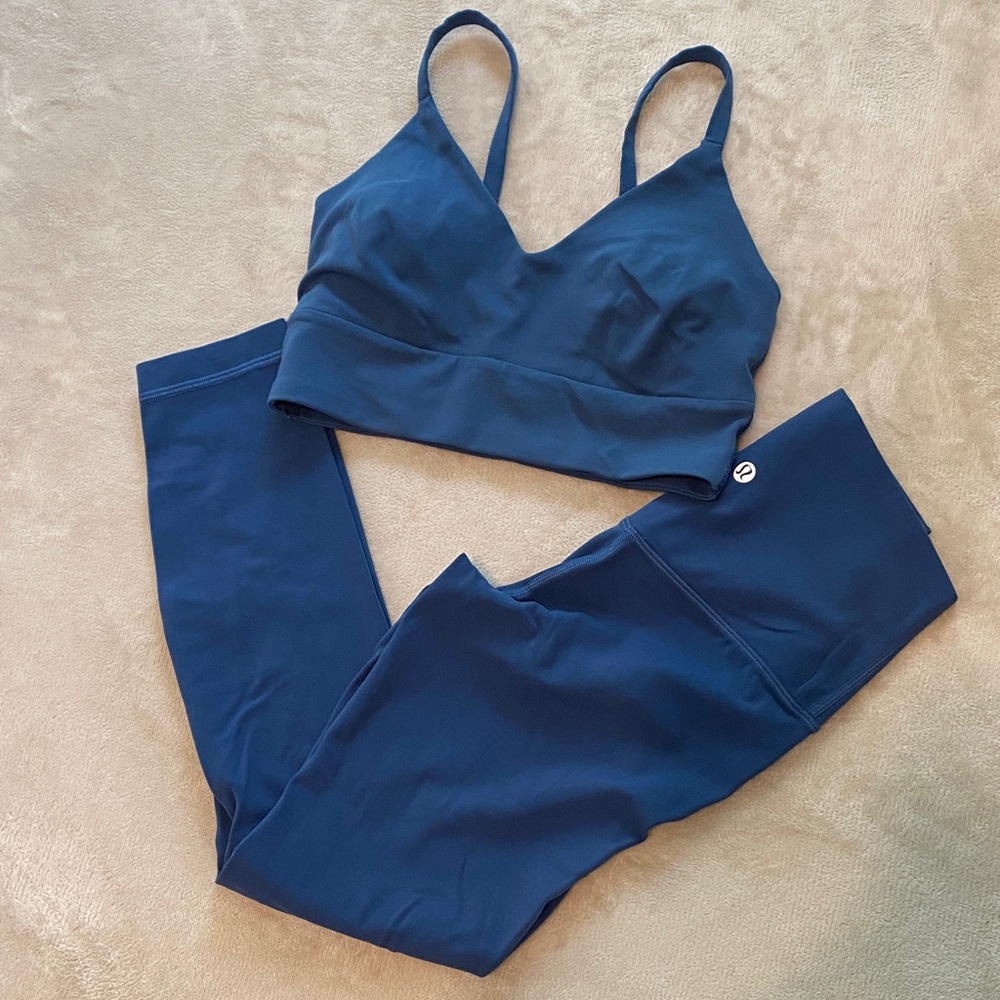 Lulu blue twill set - size 4